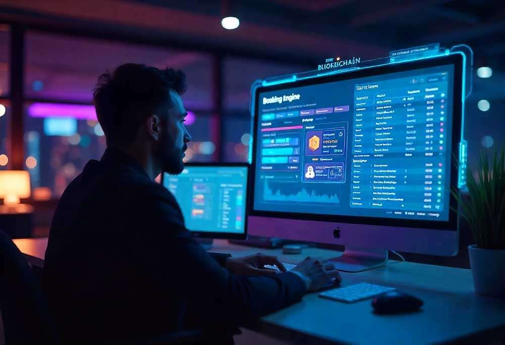 Blockchain enabled booking engine