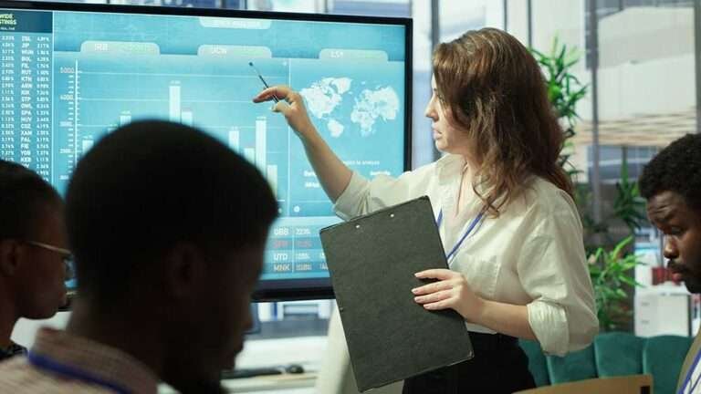reviewing key performance indicators