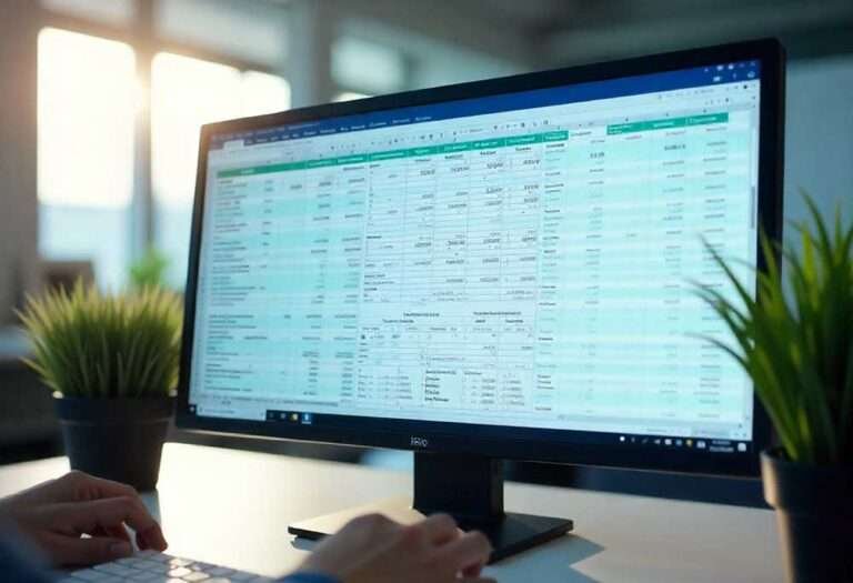 spreadsheet model projecting airline revenue and cost